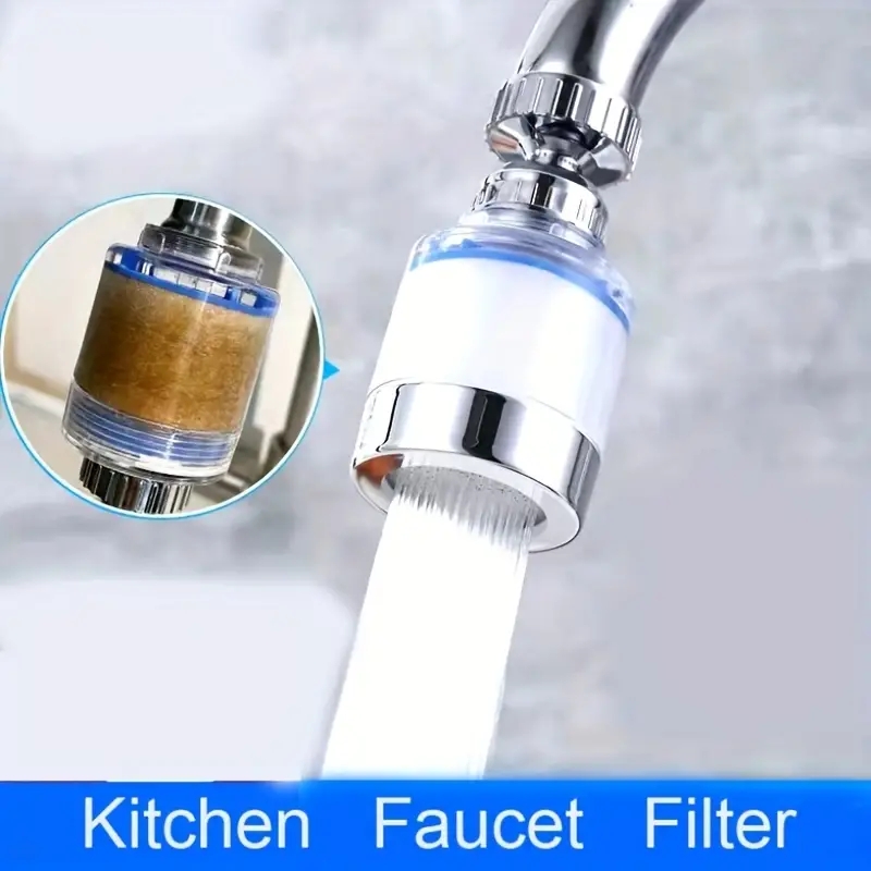 Multifunctional Faucet Filter Faucet Pressurized Filter Water Purifier Bubbler Filter Element Replaceable Mall Bathroom Anti-splash Faucet