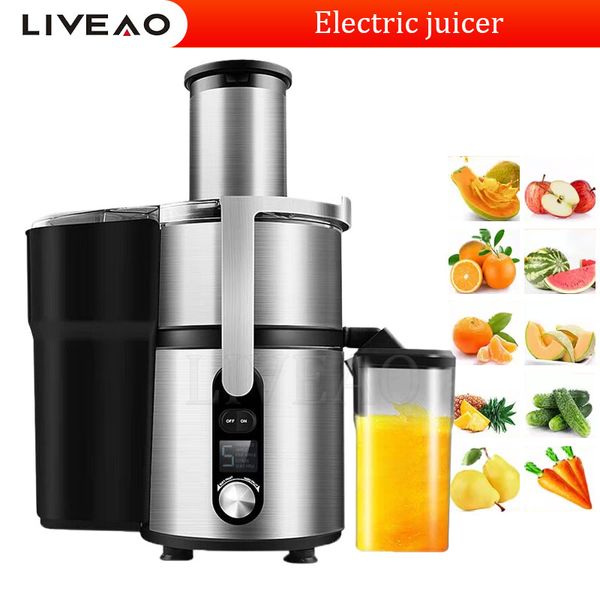 Machine d'extracteur à jus d'orange frais multifonctionnelle Juicer électrique électrique et mélangeur de légumes de fruits portables