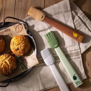 Brosse à huile de Silicone domestique multifonctionnelle brosse de Barbecue résistante aux hautes températures brosse de cuisson comestible de cuisine outil de Barbecue