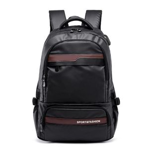 Mochila multifuncional para portátil, funda con funda, bolsa impermeable con puerto de carga USB, mochila escolar, bolsa de viaje para senderismo, mochila escolar de estilo pijo 2558