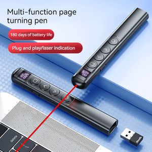 Multifunctional laser page turning pen Charging pen Remote control pen Teacher ppt for electronic whiteboard smart blackboard multimedia speech projector pen