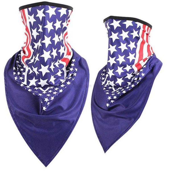 Foulards Magiques Multifonctionnels Femmes Hommes Triangle Écharpe Buffs Moto Cyclisme Bandanas Randonnée Camping Chasse Pêche Cache-Cou Refroidissement Cyclisme Masque Visage