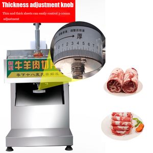 Multifunctioneel vlees snijden machine bevroren vlees snijmachine lamslicder automatisch vet schapenvleesrol slicer