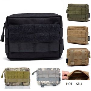 Mini pochette tactique modulaire Molle multifonctionnelle, sac de taille camouflage décontracté, outils utilitaires, étui pour téléphone portable