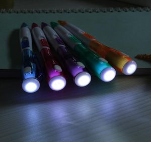 Bolígrafo multifuncional de iluminación luminosa para lectura nocturna, linterna pequeña, bolígrafo, luz LED para publicidad, pen2050629