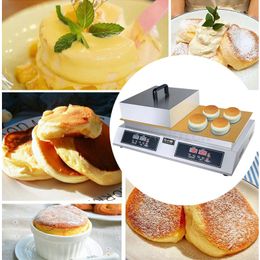 Multifunctionele pannenkoek-soufflébakmachine Dubbele kop Fluffy Japanse maker