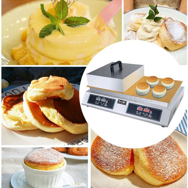 Machine multifonctionnelle de cuisson de crêpes et de soufflés, appareil japonais moelleux à Double tête