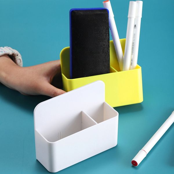 Organisateur de caser de casse-cacheur de stylo à stylo multifonctionnel Organisateur de tableau blanc magnétique Magnétique de marqueur d'effacement pour la boîte de rangement des écoles de bureau