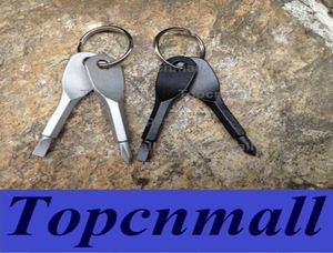 Porte-clés d'outil de poche multifonctionnel en plein air EDC Gear porte-clés avec tête Phillips fendue Mini tournevis ensemble porte-clés topcnm8127439