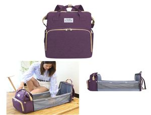 Sac Portable multifonctionnel pliant voyage grand sac à dos lit de bébé couches Table à langer coussinets pour l'extérieur 10058112359