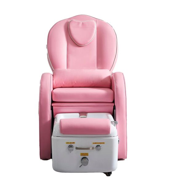Equipo de salón moderno profesional multifuncional, silla de manicura de masaje eléctrica con usb y silla de pedicura con luz led