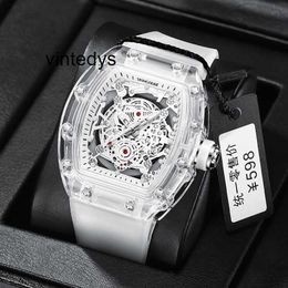 Montre à Quartz multifonctionnelle Tiktok marque montre étanche nouveau marin Miller Transparent Quartz mâle voix en direct