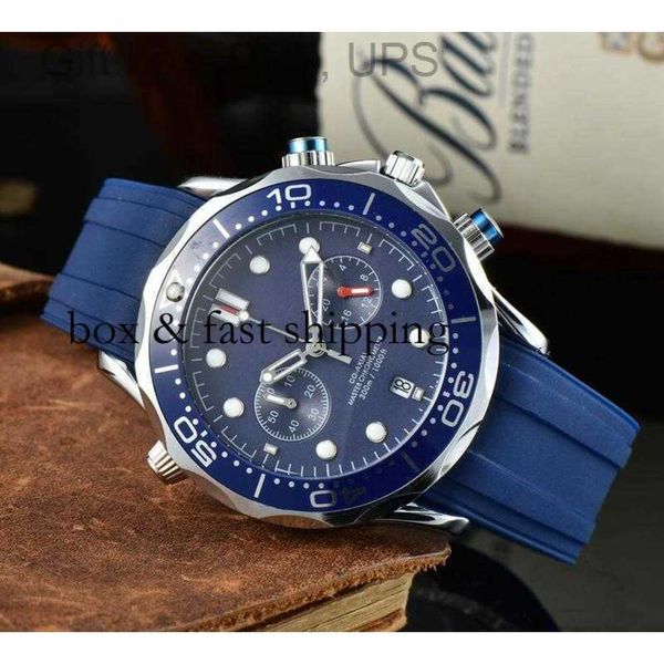 Montres-bracelets à réimpression multifonctionnelle pour hommes, nouvelle montre de travail à cadran de haute qualité, chronographe de luxe, horloge, ceinture en caoutchouc
