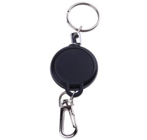 Keychain rétractable multifonctionnel Zinc ABS ABS NOM TAG TAGE CARDE CLÉ CLAGE CLAGE PULL CLIP TRAVAIS