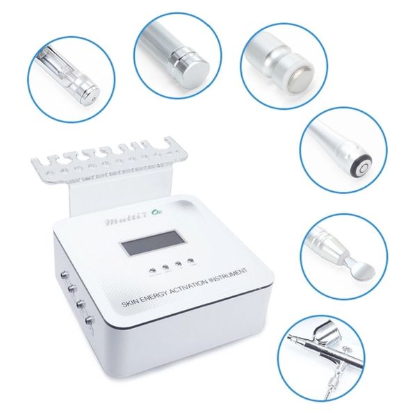 Instrumento multifuncional de activación de energía de la piel, máquina ultrasónica RF Micro actual Facial Rf con galvánico