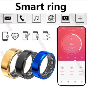Smart Smart Ring Smart Smart Smart Tracker cardiaque Température corporelle Blood Oxygène Monitor Immasé Femmes Sleep Fitness 240408