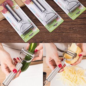 Multifunctional Stainless Steel Peeler Grater Fruit and Vegetable Tools Peeler Potato Grater Kitchen Tools XD23642