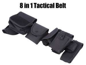 Cinturón militar táctico multifuncional con funda para interfono de pistola Cummerbund Material de nailon, de alta calidad, resistente al agua y duradero