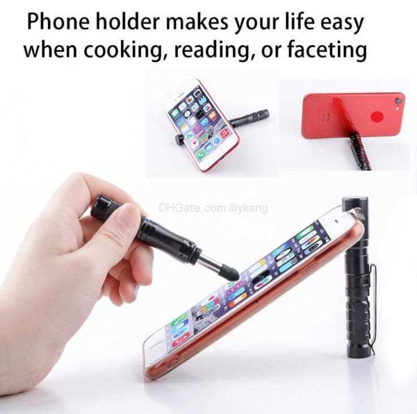 Stylo à bille tactique multifonctionnel support pour téléphone portable femmes filles auto-défense multitool stylos à écran tactile outil de sauvetage de survie en plein air avec boussole