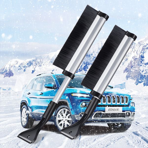 Pala telescópica multifuncional para nieve para coche, pala telescópica de aleación de aluminio para nieve, vehículo de invierno, pala para quitar hielo