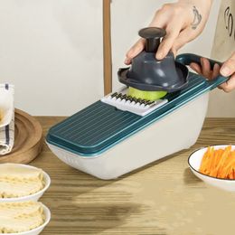 Multifunctionele Groentesnijder Cutter Ui Kaas Rasp Aardappel Snijmachine Fruit Ccutters voor kinderen Keuken Accessoires 240113