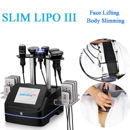 Máquina multifuncional para adelgazar corporal, cavitación 40K, vacío Rf, estiramiento de la piel, reducción de grasa Lipolaser