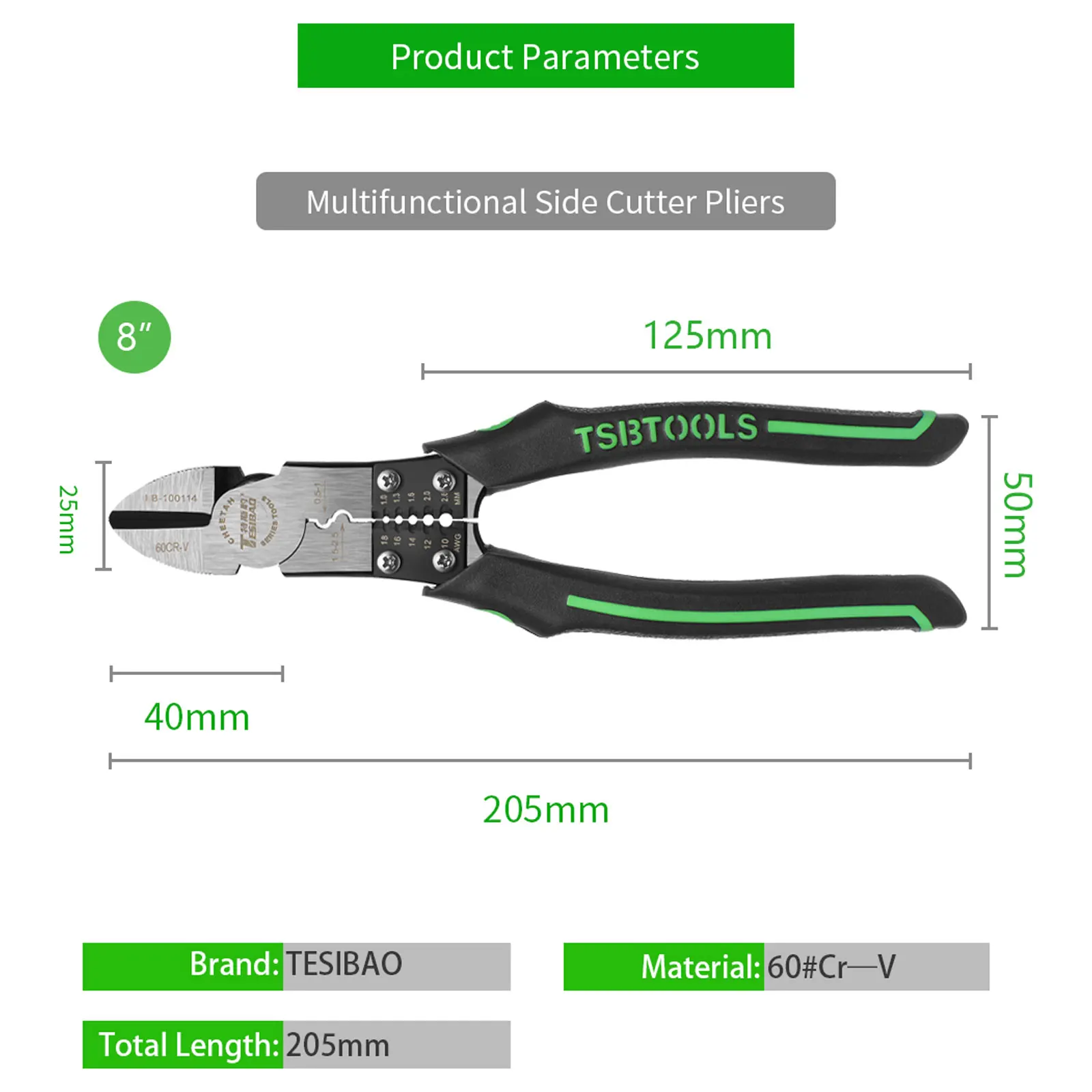 Multifunctional Wire Pliers Multifunctional Electrician Peeling Household Network Cable Wire Stripper Puller Stripper Tools