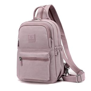 Multifictional Femmes ordinateur portable sac à dos scolaire filles campus école imperméable en nylon de voyage de voyage packs sac à dos femelle bolsas 240329