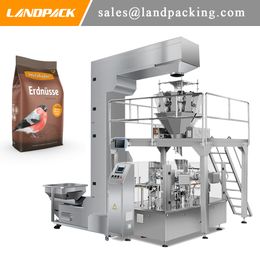 Multihead Linear Weighter Bird Feed gegeven zak verpakkingsmachine huisdier voedsel stand-up pouch vullen en verzegelen machine precisie wegen