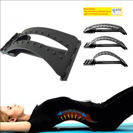 Massage du dos à plusieurs niveaux Étirement Magic Back Support Stretcher Plus Size Relax Mate Device Équipement de fitness Matériau composite