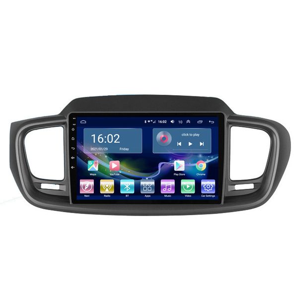 Multimedia Car Radio Video Android para KIA SONRENTO 2015-2018 Player Navegación Gps con BT Carplay