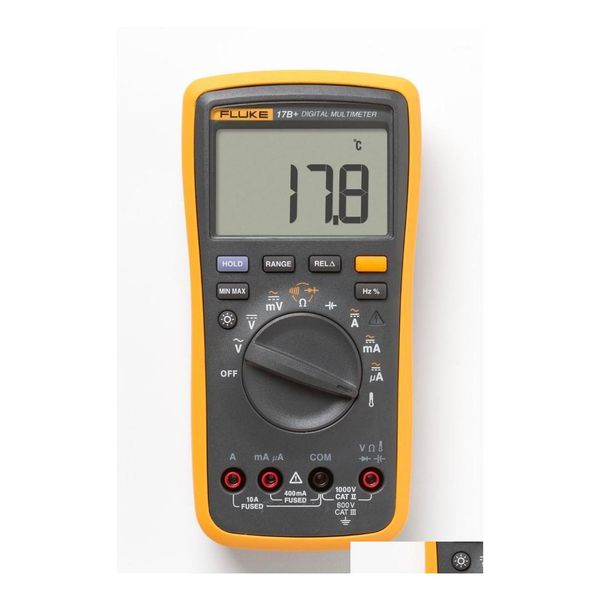 Multímetros Fluke 17Badd Rango Sonda digital Mtimeter Medidor Temperatura Frecuencia1 Gota Entrega Oficina Escuela Negocios Industrial M Dhpwg