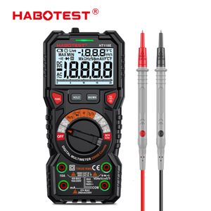 Multimeters HABOTEST HT118E Digital Multimeter 20000 Counts True Rms NCV HZ Multimeters Transistor Tester Voltimetro Capacitance Meter 230629