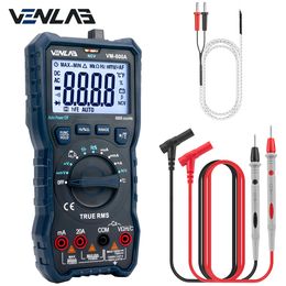 Multimeters TRMS Grote Au-to-digitale multimeter Automatisch bereik Snel nauwkeurig Meet Multimetro 1000V 20A AC DC Ohm Hz NCV Live Voltage Meter 230825