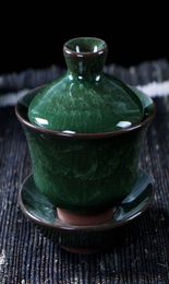 Meerdere kom met gebarsten ijsglazuur Cover Coffee Tea Sets Ice Crack Ceramic Teapot Gaiwan Chinese Kung Fu Tea Tool6203058