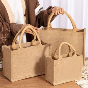 Meerdere maten shopper tas Top Handle Shopping Tote Retro DIY boodschappentas Womens Shopper portemonnee zomer strand handtas