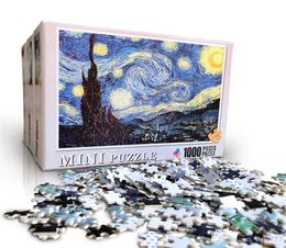 Mini puzzles d'images multiples, 1000 pièces, jouets à assembler en bois pour adultes et enfants, jeux éducatifs, 8882623