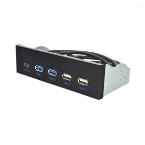 Multiports USB 3.1 Hubs vooraanpaneel 5.25 