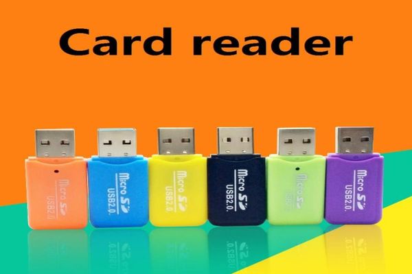 Lecteur de carte mémoire de téléphone mobile polyvalent à haute vitesse USB 20 Micro SD Carte Reader Adaptateur 4 Go 8 Go 16 Go 32 Go 64 Go TF Card8956107