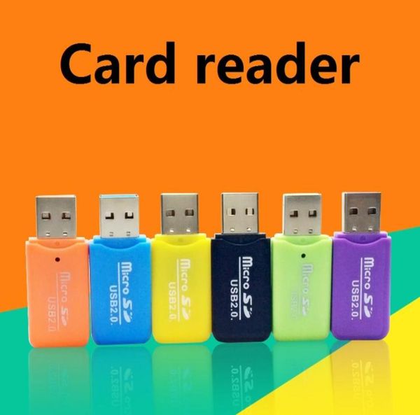 Lecteur de carte mémoire de téléphone portable polyvalent haute vitesse USB 20 adaptateur de lecteur de carte Micro SD 4 Go 8 Go 16 Go 32 Go 64 Go TF Card6768843