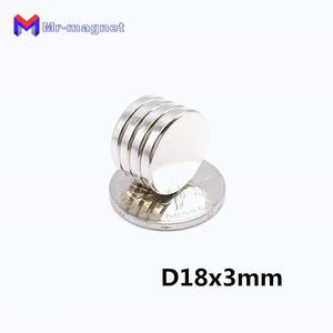 10 stcs multipurpose sterke ronde ronde ndfeb magneten diara18x3mm n35 zeldzame aarde neodymium permanent vaartuig diy magneetvrij