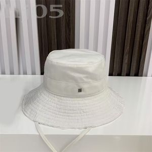 Casquette Multisize Designer Chapeaux de seau ronds effilochés à large bord cappello coton rose noir fille cool mignon taille réglable glands casquette femme PJ027 C23