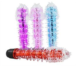 Multispeed barbed vibrator Magic Massager Dildo Toys For Women Sex Products 4 Colors6516232