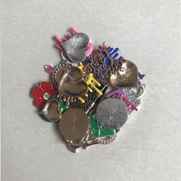 Breloques de bricolage multicolores multicolores avec lettre accessoires de bijoux à bricoler soi-même multicolores composants pour collier Bracelet de haute qualité