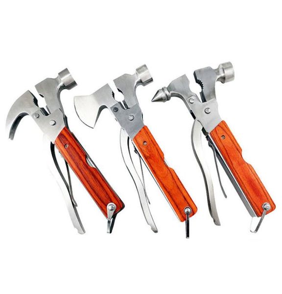 Multitool Camping en plein air outils de survie d'urgence hachette marteau pince DTT88 Y2003215807348