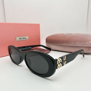 MUMU SMV06Z Zonnebril Hoogwaardige Luxe Designer Ovaal frame Eyewear Miumu Merk dezelfde stijl bril met originele doos