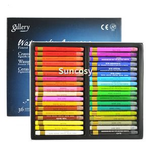 MUNGYO 12/24/36 36 Color Soluble en color Soft Crayon Pearlescent Erase Soft Crayon Set Crayons for Kids Art Supplies 240329