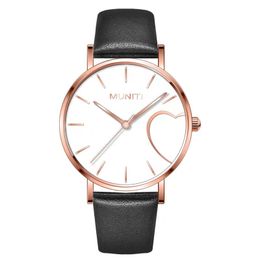 MUNTI Trendy, modieus, voortreffelijk, draagbaar en minimalistisch studentenhorloge voor jongens en meisjes