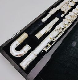 Muramatsu Alto Flute G Tune 16 Gesloten Hole Keys Sliver Plated Professional Musical Instrument met Case3214759