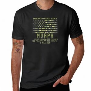 Murph Challenge Memorial Day WOD Workout Gear 2021 Camiseta para fanáticos de los deportes Tallas grandes Tops Plain Black T Shirts Hombres D8EV #